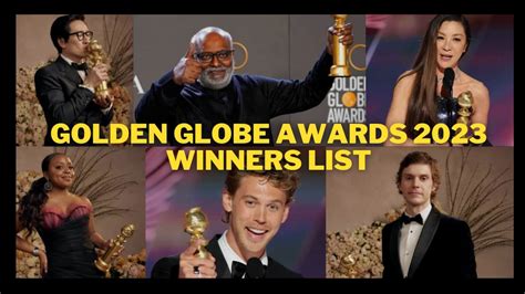 golden globe awards 2023 list of winners with nominees and other details