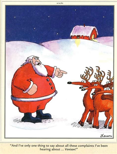 Santa Claus Is Pointing At Reindeers In The Snow And Hes Giving Them