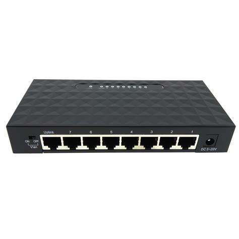 1000mbps 8 Port Ethernet Hub Pc Gaming Network Lan Switch Rj45 Cat6