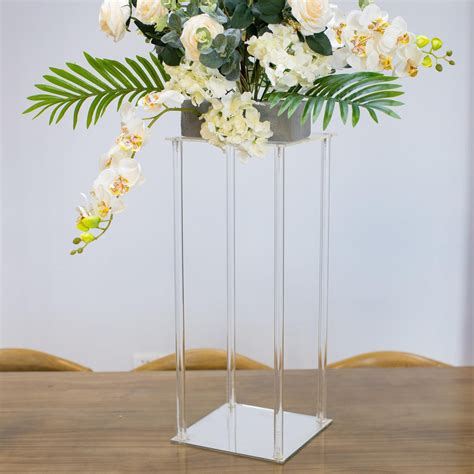 Clear Acrylic Flower Stand Display Stands Table Centerpieces Tableclothsfactory