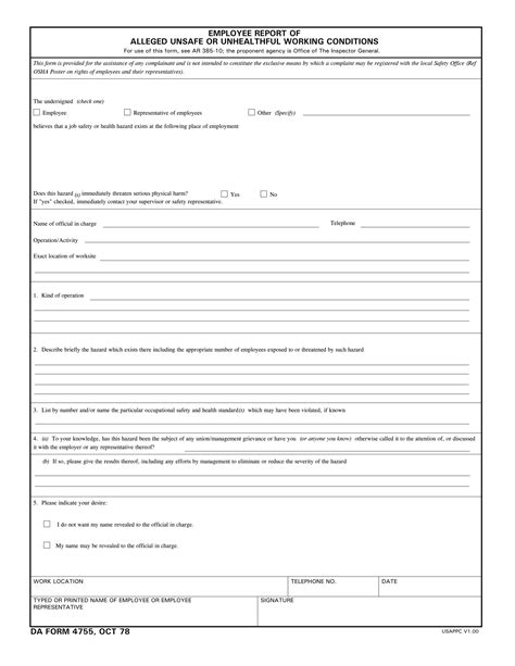 Da Form 4755 ≡ Fill Out Printable Pdf Forms Online