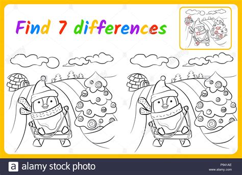 Find Differences For Kids Education Game For Children