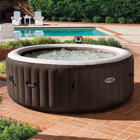 Intex Purespa 4 Person Inflatable Bubble Jet Spa Portable Heated Hot