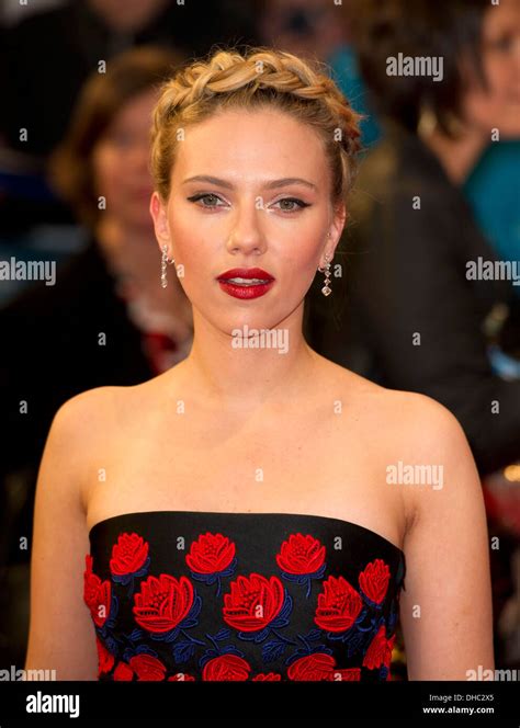 Scarlett Johansson Marvel Avengers Assemble European Premiere Held At
