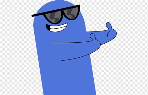 블루 만화 캐릭터 Bloo Cartoon Network 가상의 친구에게 작별 인사 파란 따옴표 기타 파랑 각도 Png