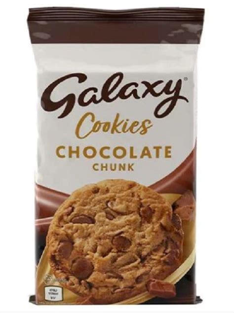 Galaxy Chocolate Chunk Cookies 180g Lollies N Stuff