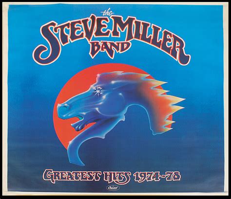 Lot Detail Steve Miller Band Greatest Hits Original Poster