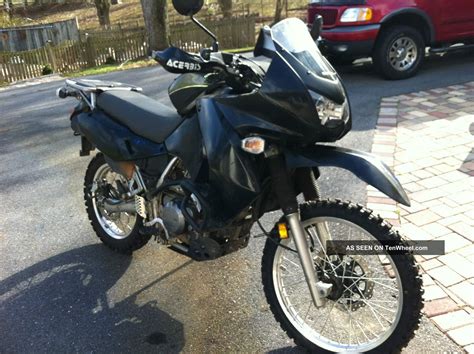 A kawasaki edition is fitted with a selection of genuine accessories, on top of that or on any kawasaki model you can add your own selection of genuine. 2008 Black Kawasaki Klr 650 Dual Sport - Great On And Off ...