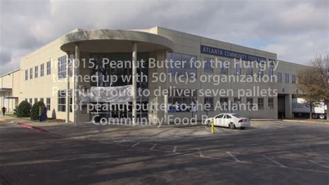 The atlanta community food bank works to end hunger with the food, people and big ideas needed to ensure our neighbors have the nourishment to lead healthy and productive lives. PB4H and Peanut Proud Donate to the Atlanta Community Food ...