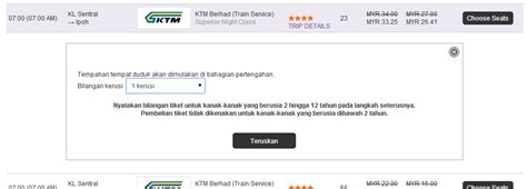 Untuk membeli atau menempah tiket bas online adalah mudah. Easybook Seat Selection KTM Ticket | Tiket Bas Online