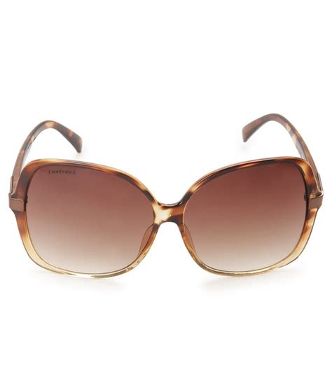 fastrack p256br1f brown bug eye sunglasses buy fastrack p256br1f brown bug eye sunglasses