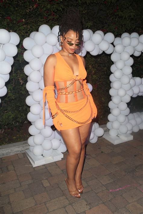 chloe bailey shows off her curves at saweetie s birthday party 26 photos thefappening