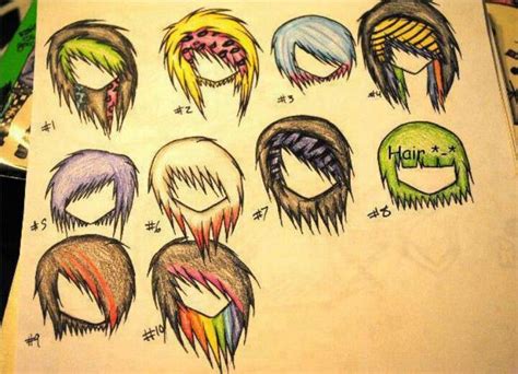 Girl Fashion Fashion Colleges Scene Hair How To Draw Hair Emo