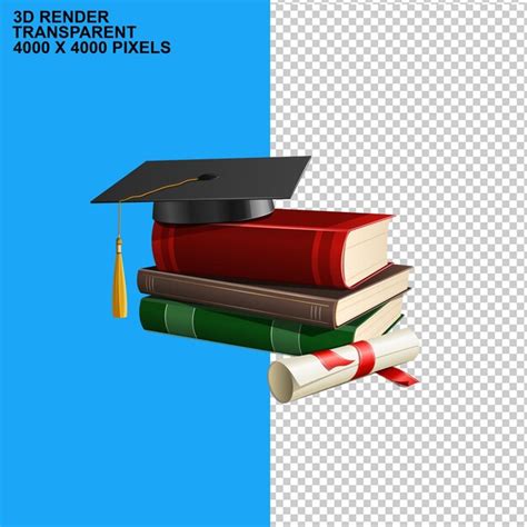 Premium Psd Academic Degree Graduation Square Academic Cap Ceremony