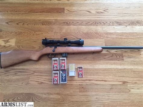 Armslist For Sale Marlin Xt 17 Hmr Rifle With Scope And 4 Boxes Of