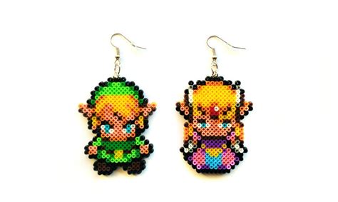 Link Zelda Earrings 8bitearrings Gamer Earrings Geeky Etsy