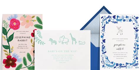 You can send traditional invitations by post, or. Modern baby shower ideas - Paperless Post Blog
