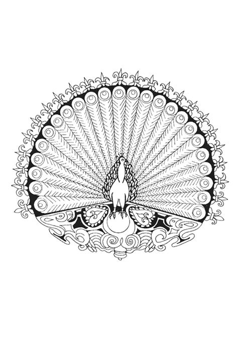 Coloriage bambi gratuits à imprimer. mandala paon | Coloriage mandala, Coloriage mandala ...