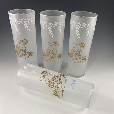 Libbey Glass White Rock Highballiced Teatom Collins Glasses Set Of 4