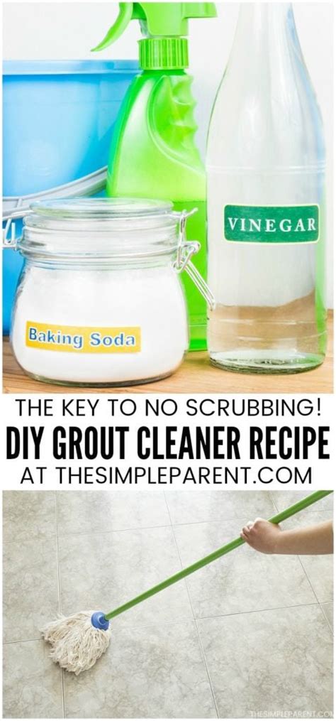 Cleaning grout create a runny paste from water and baking soda. 5 Easy Steps = How to Clean Grout with Vinegar and Baking ...