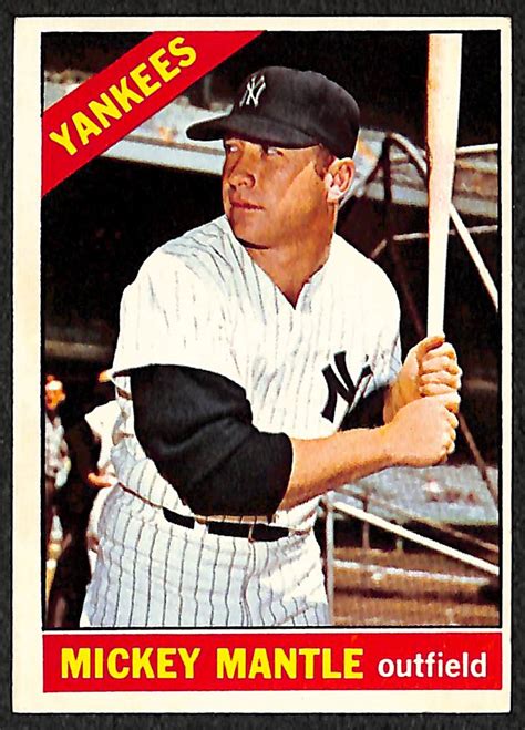 Lot Detail 1967 Topps Mickey Mantle Card 50