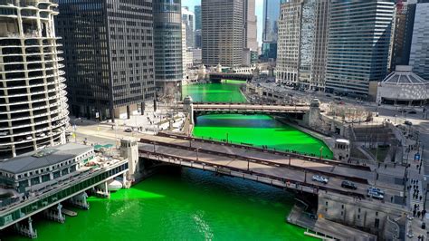 Chicago Surprises The City With Green River For St Patricks Day After