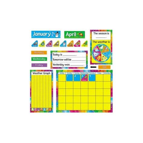 Trend Enterprises Year Around Calendar Board Set Pre Kindergarten To