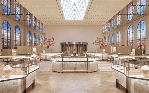 look inside the dazzling new art filled tiffany and co flagship on fifth avenue galerie