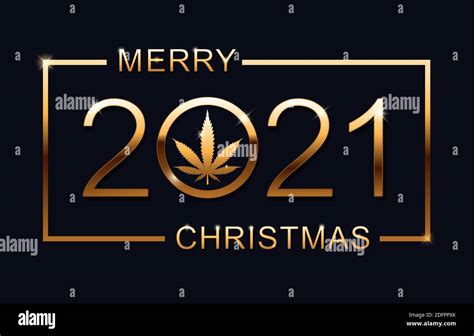 Neujahr 2021 Und Frohe Weihnachten Grußkarte Vektor Illustration