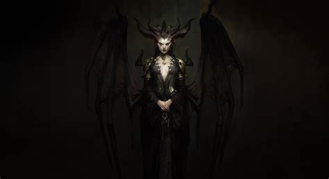 Download Diablo 4 Black Lilith Wallpaper
