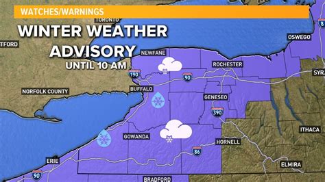 Winter Weather Advisory Issued For Wny Has Expired