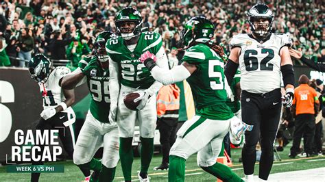 New York Jets Rally To Defeat The Philadelphia Eagles With A Late