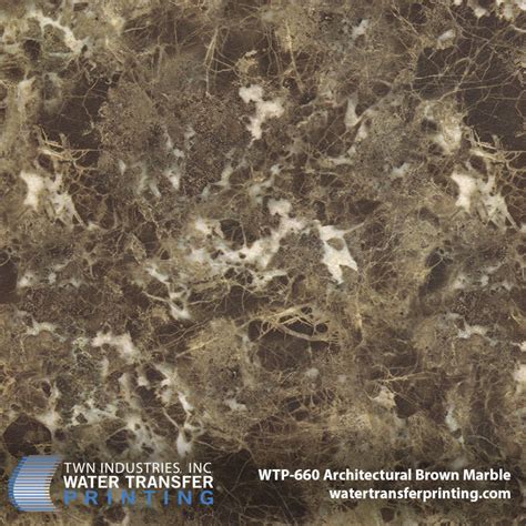 Brown Marble Hydro Dipping Film Wtp 660 Twn