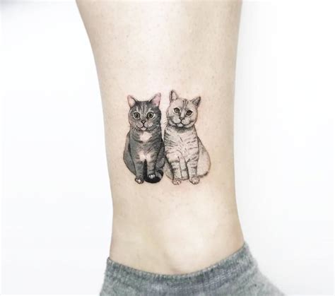 Small Cats Tattoo By Eva Krbdk Photo 17349