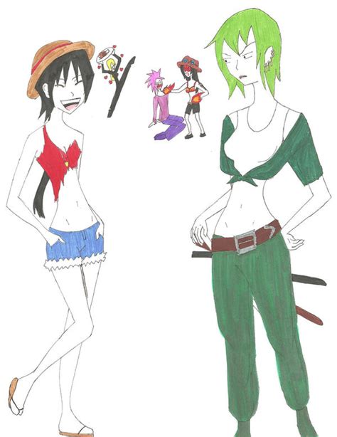 One Piece Gender Bender By Krazykhaoskat On Deviantart