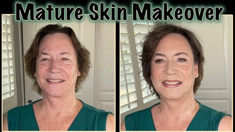 Mature Makeover Hair And Makeup Soft Glam Look With Glowy Skin Youtube