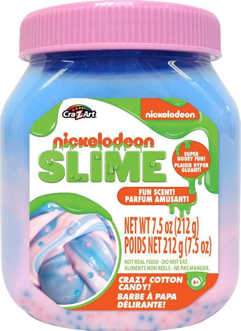 Cra Z Art Nickelodeon Cotton Candy Scented Slime Bucket Lb