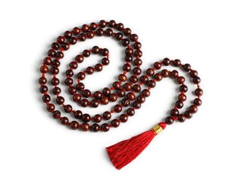 rosewood meditation mala prayer beads neck and wrist sizes