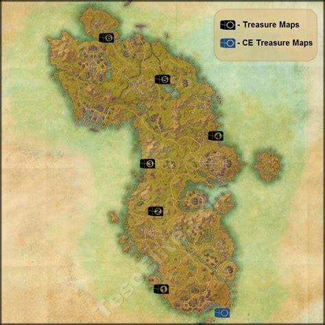 Auridon Treasure Map