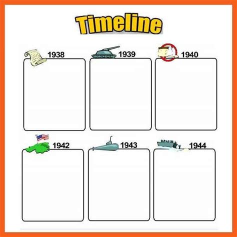 Timeline Template For Kids Template Twovercelapp