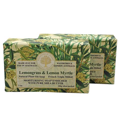 Australian Natural Luxury Soap Bar Lemongrass And Lemon Myrtle