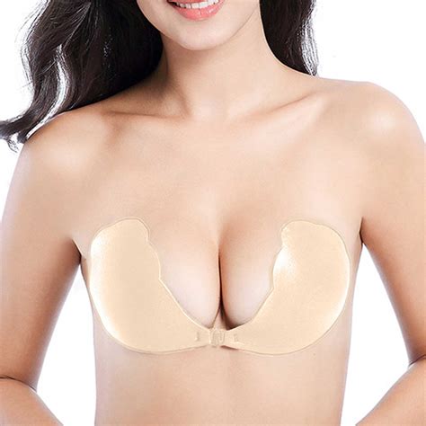 Adhesive Bra Invisible Sticky Bras for Women Strapless Backless