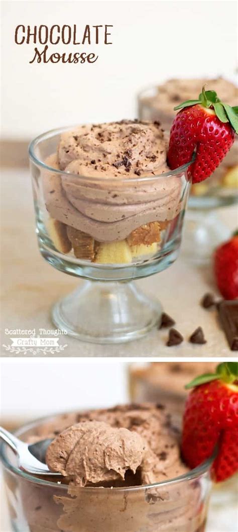 Make the ìnstant puddìng accordìng to the pac. Decadent Chocolate Mousse Recipe - Scattered Thoughts of a ...