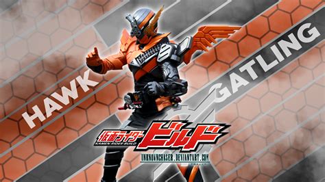 Kamen Rider Build Hawk Gatling Tokusatsu Wallpaper