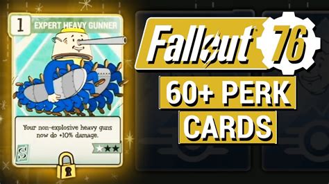 Fallout 76 60 New Perk Cards Revealed In Fallout 76 Detailed
