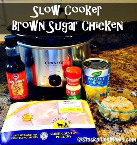 Slow Cooker Brown Sugar Chicken Recipe