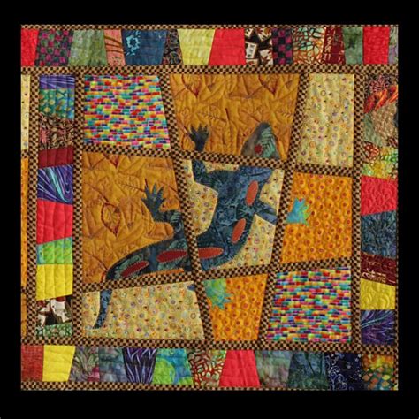 Gecko And Lizard Quilt Pc Art Quilts Animal Quilts Quilts