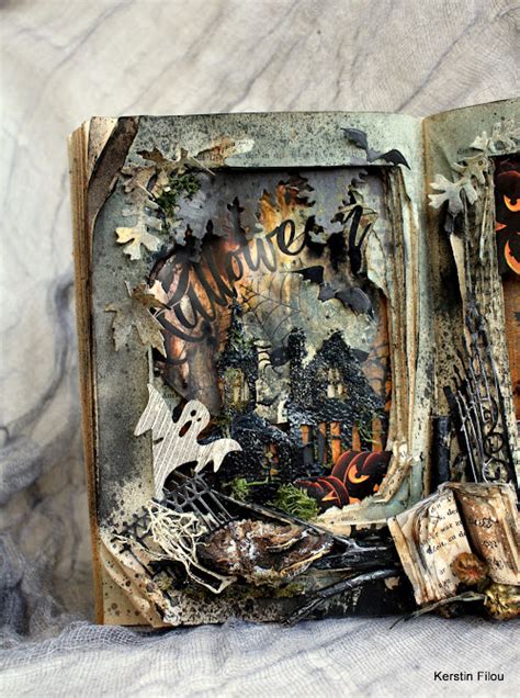 Scrapbook Dreams Altered Art Halloween Book