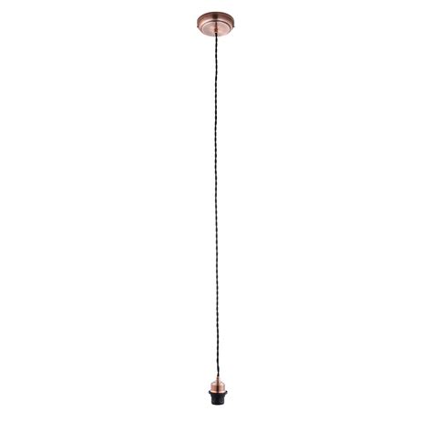 Endon Lighting 61940 Adjustable Ceiling Light Cable In Antique Copper