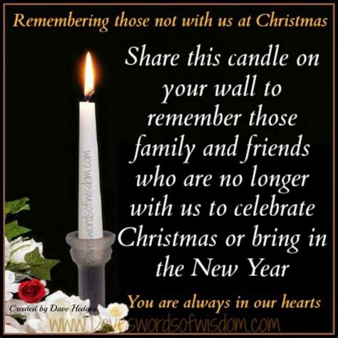 Remembering Loved Ones At Christmas